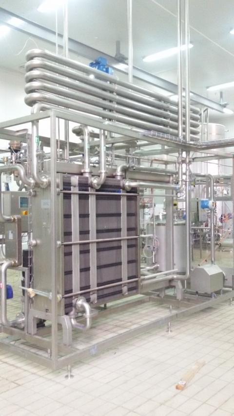Pasteurization and cooling stations